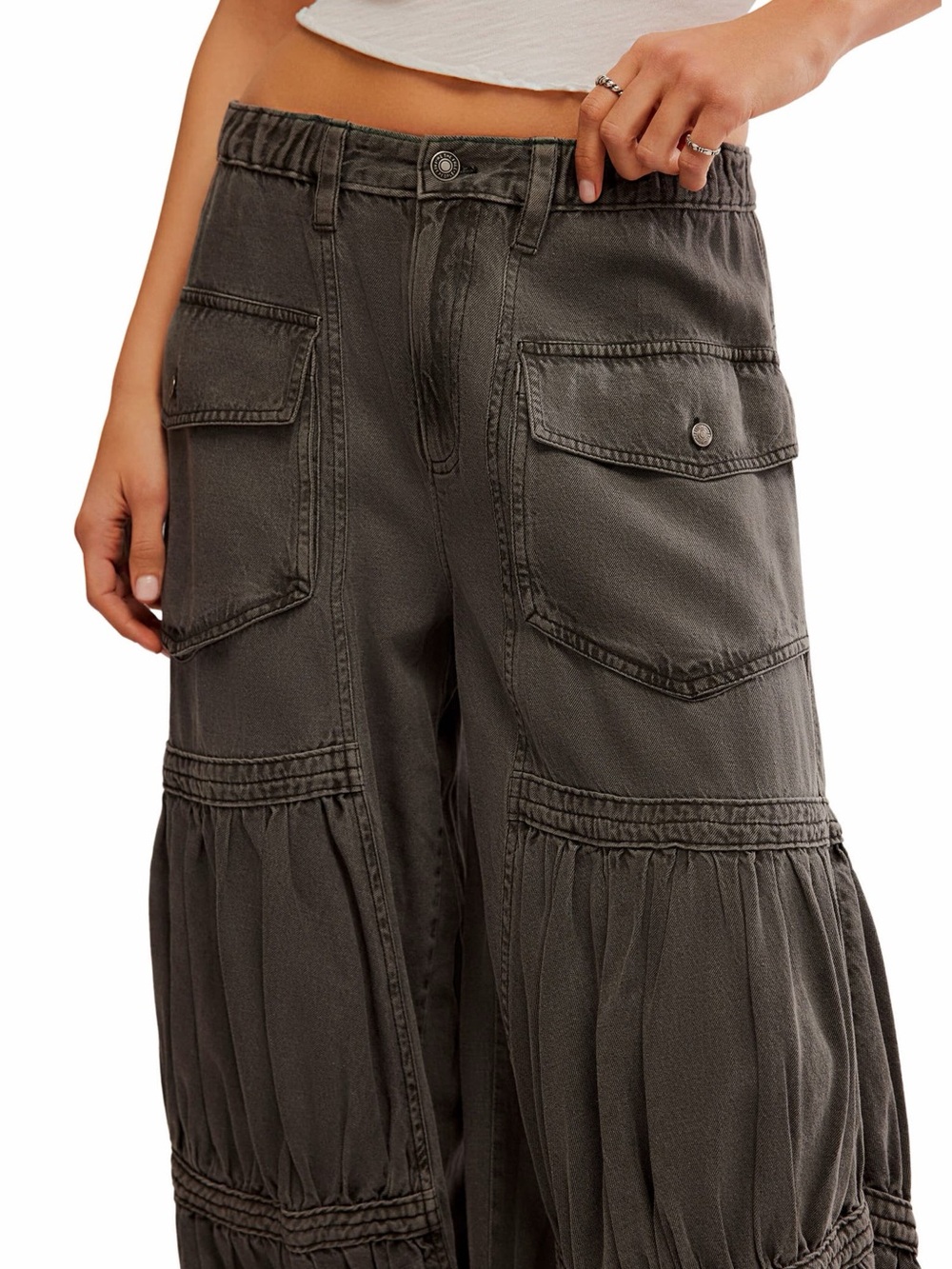 We the free Last word parachute pants Large (sold out) - Picture 2 of 6